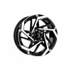Jante Aliaj Kormetal R16 6.5J 5x114.3 ET35 Negru Diamond Cut Dacia Toyota Jeep Suzuki Ford Mazda Honda Hyundai Kia