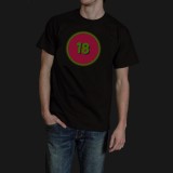 Tricou Fosforescent 18 Negru, Marime S, Luminează &icirc;n &Icirc;ntuneric, Petreceri &amp; Cluburi