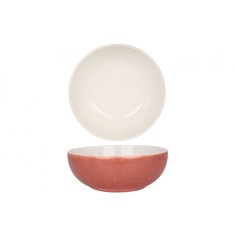 Rinart Farfurie ad&acirc;ncă - Rosa - Porţelan - 23 cm (2000cc) - set de 6