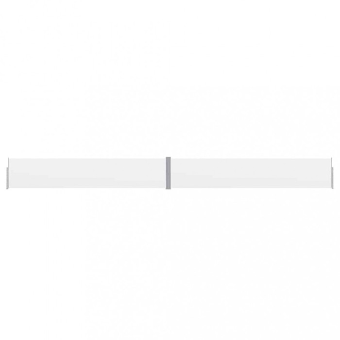 vidaXL Copertină laterală retractabilă de terasă, crem, 140 x 1200 cm 313388