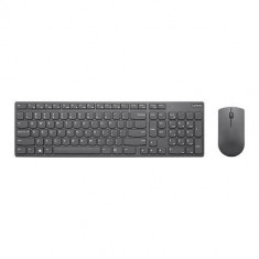 Kit Tastatura si Mouse Lenovo GX30T11607 Professional Ultraslim Wireless 2.4GHz DPI Reglabil Iron Grey foto