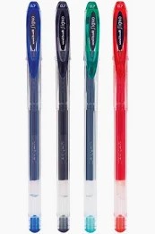 Pix cu gel Uni-ball Signo Pastel UM-120, 0.7mm, cu capac, corp transparent,