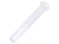 Tub LED rotund &Oslash;1,3mm plat drept