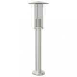 Cumpara ieftin Lampa exterioara de podea, argintiu, 60 cm, otel inoxidabil