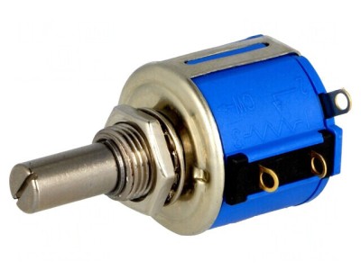 Potențiometru Multitură 1k&amp;Omega; 2W 6.35mm Linear IP40 foto