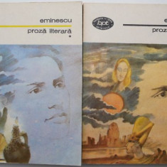 Proza literara (2 volume) – M. Eminescu