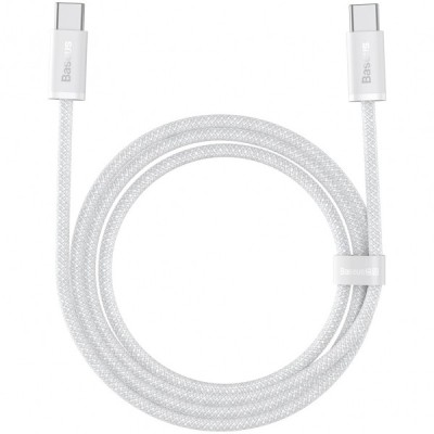 Cablu Date si Incarcare USB-C - USB-C Baseus Dynamic 3 Series, 100W, 2m, Alb P10367000Y11-01 foto