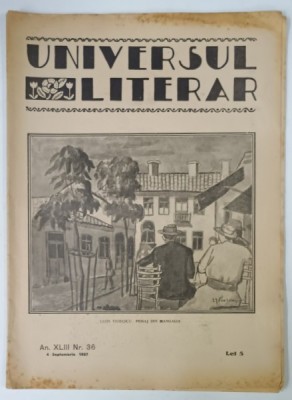 UNIVERSUL LITERAR , No.36 , 1927 foto