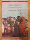 Memorie italiane/Memorii italiene, Carlo Goldoni