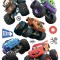 Sticker Masini cu Roti Mari - Cars - 65x85cm - DK1766