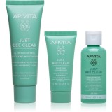 Apivita Just Bee Clear Routine Mini Set set impotriva acneei