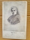 H360-I-PAPA PIO-PIUS 10-Carte Postala 1903 imperiul Austro- Ungar original- autentica circulata cu timbru si stampile 14/ 9 cm.