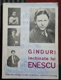 G&acirc;nduri inchinate lui Enescu - V. Craciun si P. Codrea Contine dedicatie , data si semnaturile autorilor