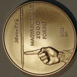 Moneda comemorativa 2000 forinti Ungaria 2022