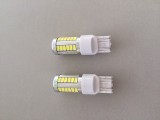 Set 2 Becuri LED T20 Alb Rece Auto 12V/24V W21/5W W21W 7443 7440 Lumini Auto