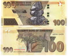 Zimbabwe 100 Dolari 2020 P-106 UNC foto