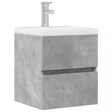 vidaXL Dulap pentru chiuvetă, gri beton, 41x38,5x45 cm, PAL