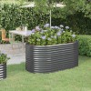 VidaXL Strat &icirc;nălțat grădină 152x80x68 cm oțel vopsit electrostatic