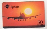 bnk card Cartele telefonice - Sprint - avion Boeing