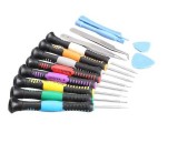 Set 14in1 Surubelnite Precizie Telefoane, Laptop, Tablete, Ochelari - Torx, Dreapta, Cruce, Stea + Pensete si Spudger