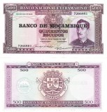 Mozambic 500 Escudos 1961-76 P-118 UNC