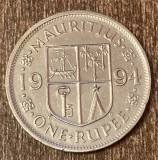 C50 - Moneda foarte veche - Mauritius - 1 rupee - 1994