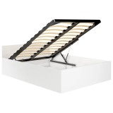 Somiera metalica rabatabila pentru pat 160x200 cm cu pistoane gaz, 26 lamele, cadru rezistent