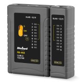 Tester cablu RJ11 RJ12 RJ45 Rebel, LED, 9 V, receptor detasabil