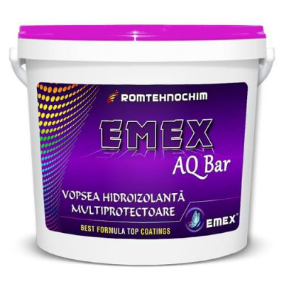 Vopsea Hidroizolanta &amp;ldquo;Emex AQ Bar&amp;rdquo; - Gri - Bid. 10 Kg foto