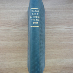 BULETINUL SOCIETATII REGALE ROMANE DE GEOGRAFIE - tomul XLI ( 1922 )