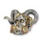 Craniu berbec-statueta steampunk din rasini SP-50
