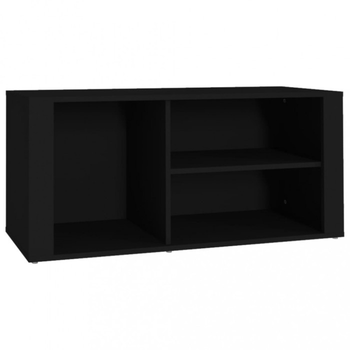 Pantofar, negru, 100x35x45 cm, lemn compozit