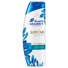 Sampon Head & Shoulders Supreme Smooth, 400 ml, Anti-Matreata, cu Ulei de Argan, Sampon Anti-Matreata, Sampon Impotriva Matretii, Sampon Hidratant, Sa