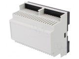 Carcasă pentru șină DIN gri 90x105x58mm 6 moduli