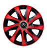 Set 4 capace roti Drift extra red R16 pentru gama Citroen, Autohelix MSA