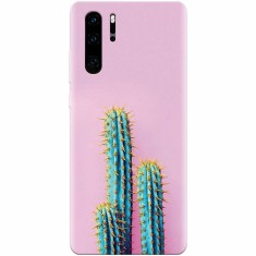 Husa silicon pentru Huawei P30 Pro, Cactus 102