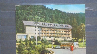 RSR - POIANA BRASOV - HOTEL BRADUL - 1981 - CIRCULATA, TIMBRU SEC. foto