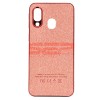 Husa Samsung Galaxy A40, TPU, Leather Denim, Rose Gold