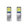 Set becuri auto cu LED CANBUS T10 W5W 10 SMD Alb 12/24V AM02447., Universal