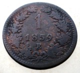 7.192 AUSTRIA 1 KREUZER 1859 E