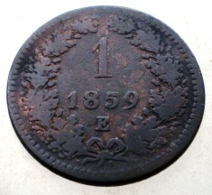 7.192 AUSTRIA 1 KREUZER 1859 E