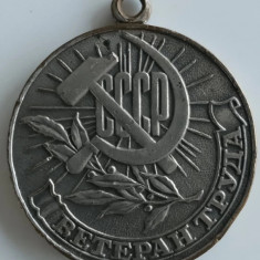 Medalie - U.R.S.S. - Veteran in munca