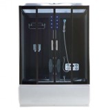 Cumpara ieftin Cabină de cadă cu hidromasaj XL150, dimensiuni 150x85x215 cm