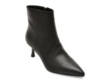 Botine elegante EPICA negre, X3H81, din piele naturala