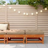 vidaXL Suport pentru picioare de grădină Lemn masiv de pin Maro Ceară 865456