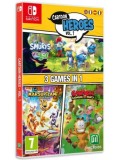 Cartoon Heroes Vol. 1 3 Games In 1 Smurfs Mission Vileaf &amp; Marsupilami &amp; Garfield Lasagna Party NSW
