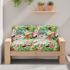 vidaXL Pernă pentru șezut din paleți Multicolour 120 x 80 x 12 cm