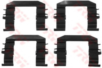 Set accesorii, placute frana KIA SORENTO I (JC) (2002 - 2009) TRW PFK519 foto