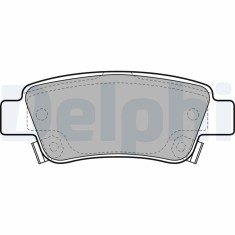 DELPHI LP2047 set placute frana,frana disc