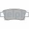 DELPHI LP2047 set placute frana,frana disc
